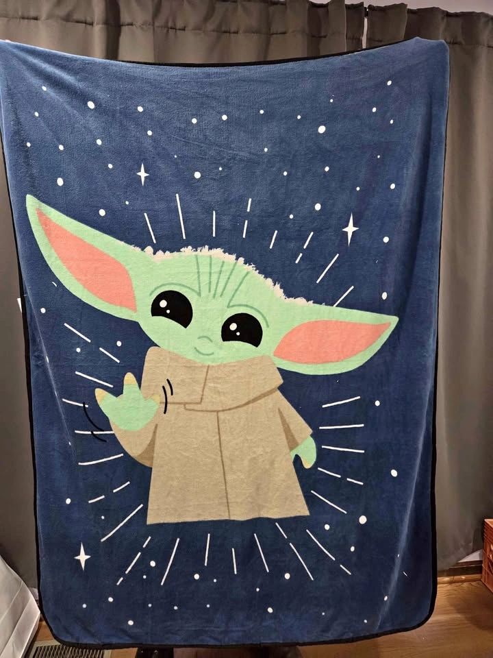 Grogu Fleece Blanket