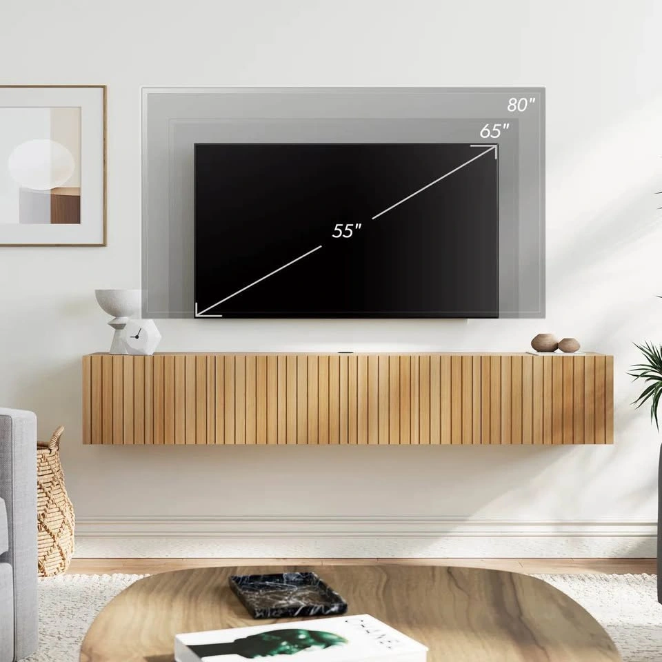 Wayfair Fluted Floating TV Stand - photo 4