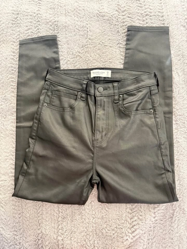 Abercrombie & Fitch High Rise Super Skinny Ankle Jeans - photo 2