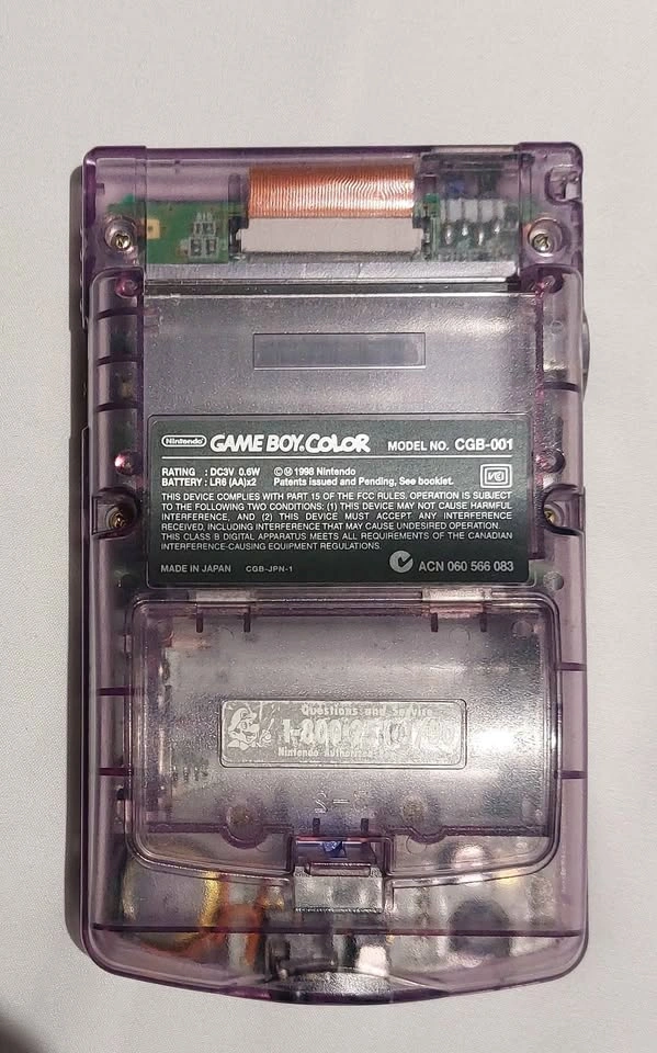 Nintendo Atomic Purple Game Boy Color - photo 3