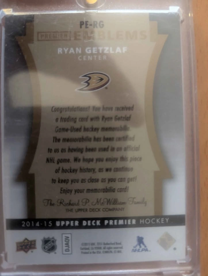 Ryan Getzlaf patch /25 - photo 2