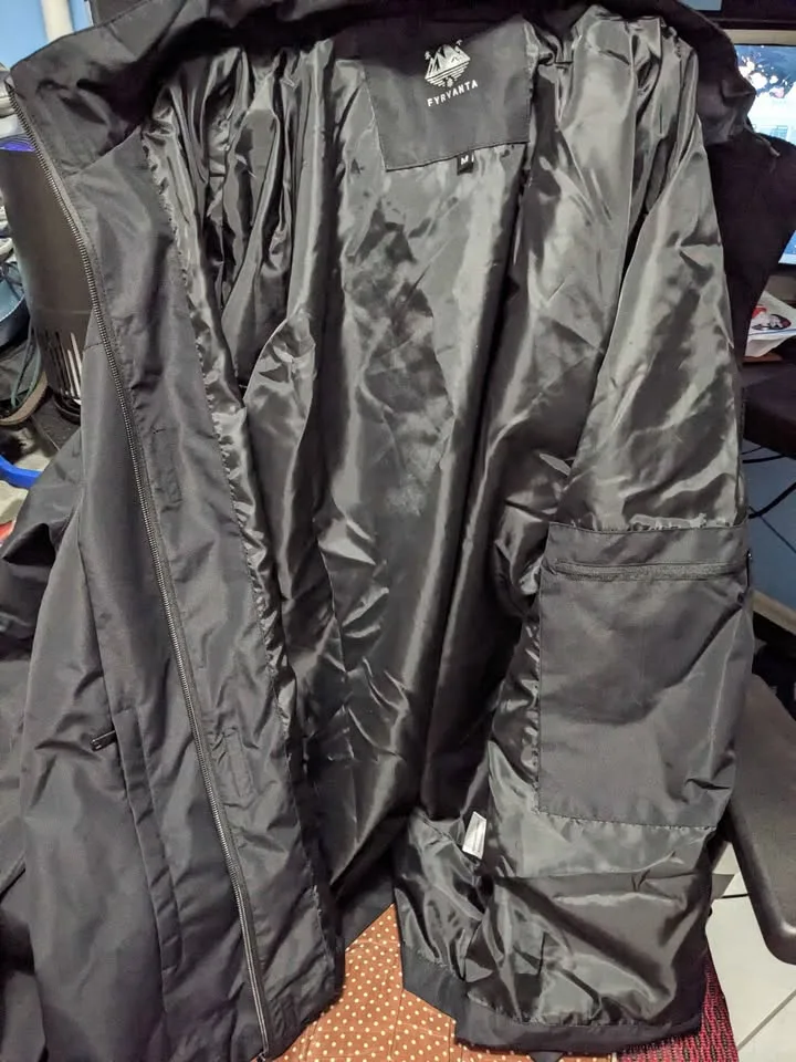 Men's Large Hooded Waterproof Lightweight Jacket image indicator(4)