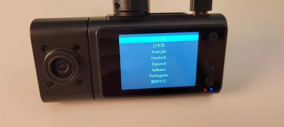 3 Channel 1080p Dash Cam Front and Rear image indicator(2)