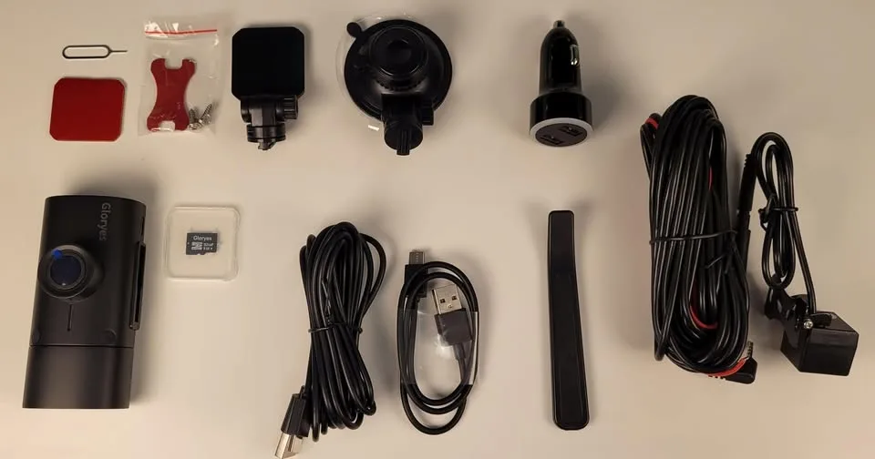 3 Channel 1080p Dash Cam Front and Rear image indicator(4)