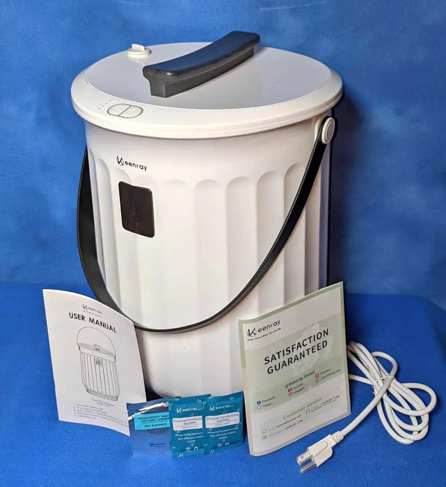 Towel Warmer Bucket w/ LED Display