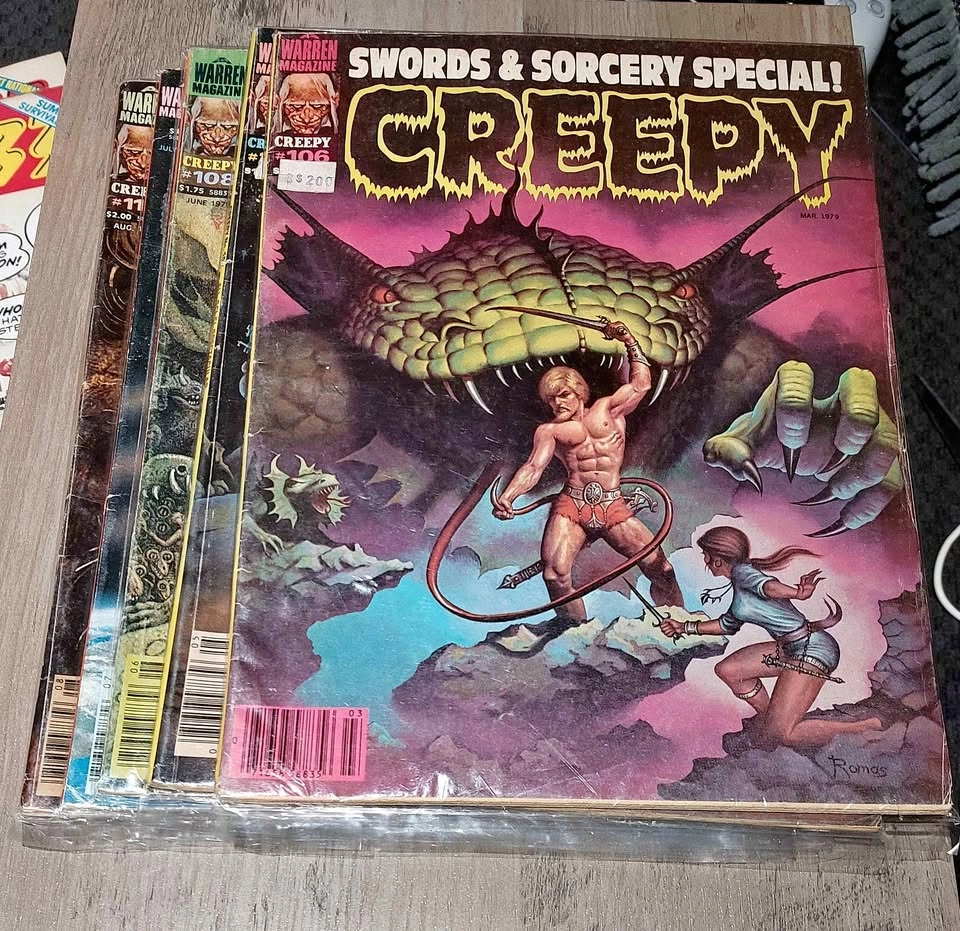 Warren Magazine Creepy #106-#110