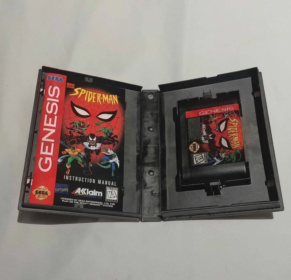 Marvel Comics Spider-Man Sega Genesis CIB 1994 - photo 3