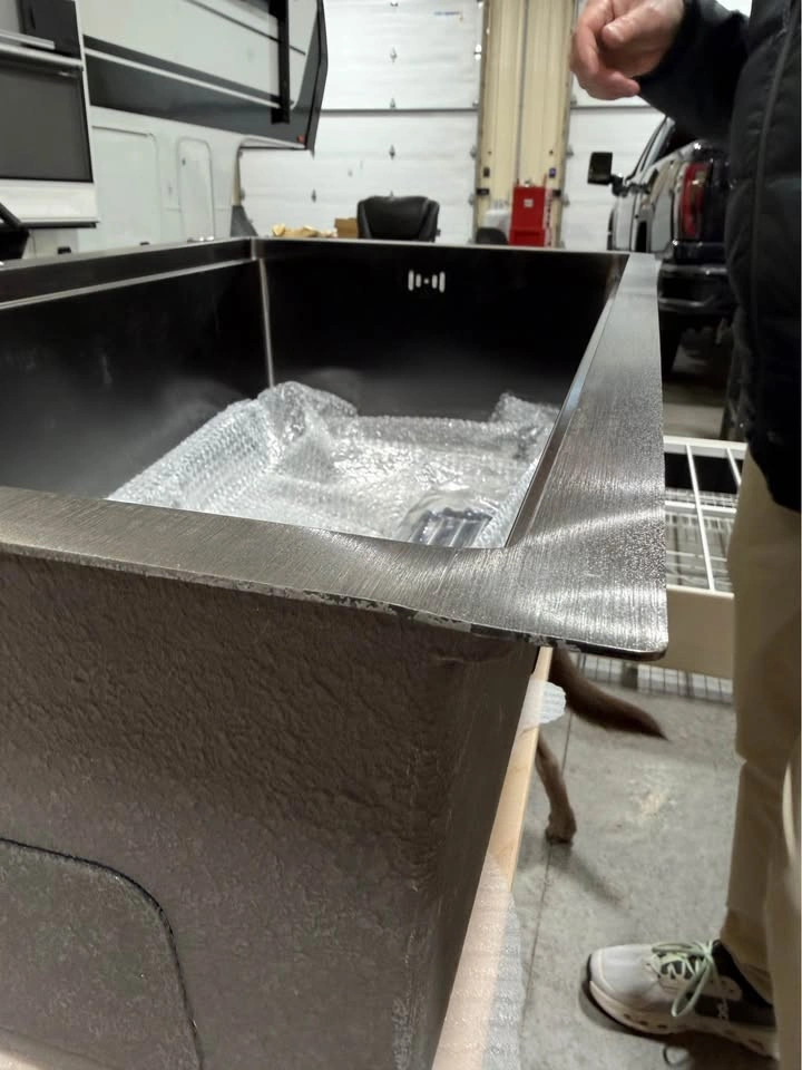 Handmade drop in kitchen sink - photo 3