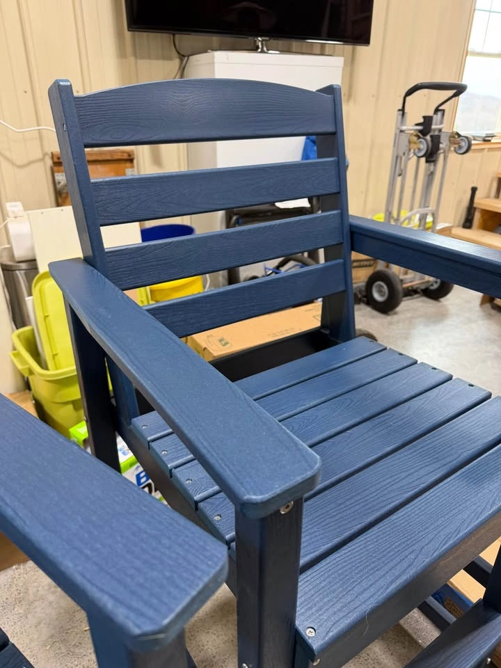 Set of 2 Adirondack Poly Patio chairs - photo 3
