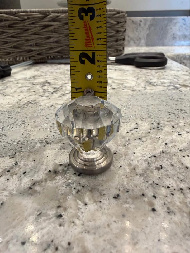 Crystal cabinet pulls - photo 3