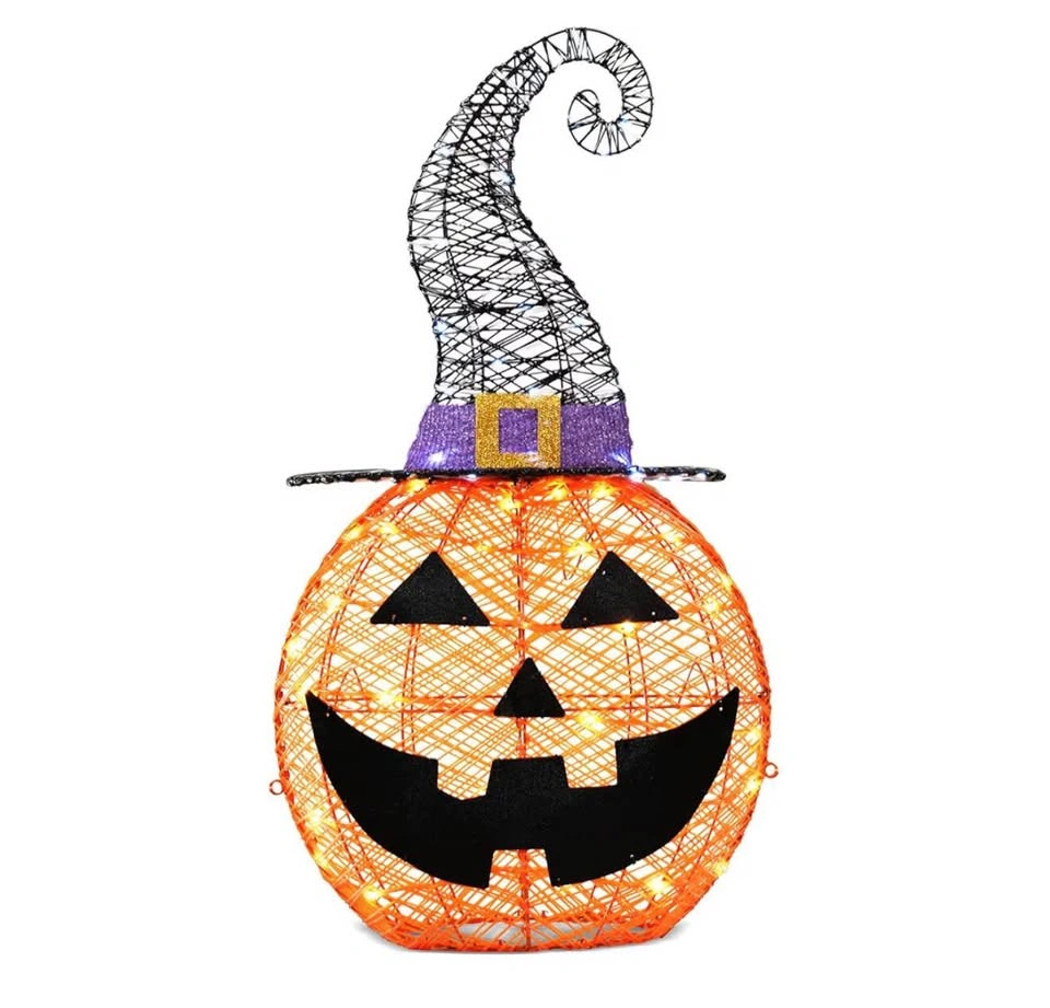 Pre-lit Pumpkin Sculpture - photo 5