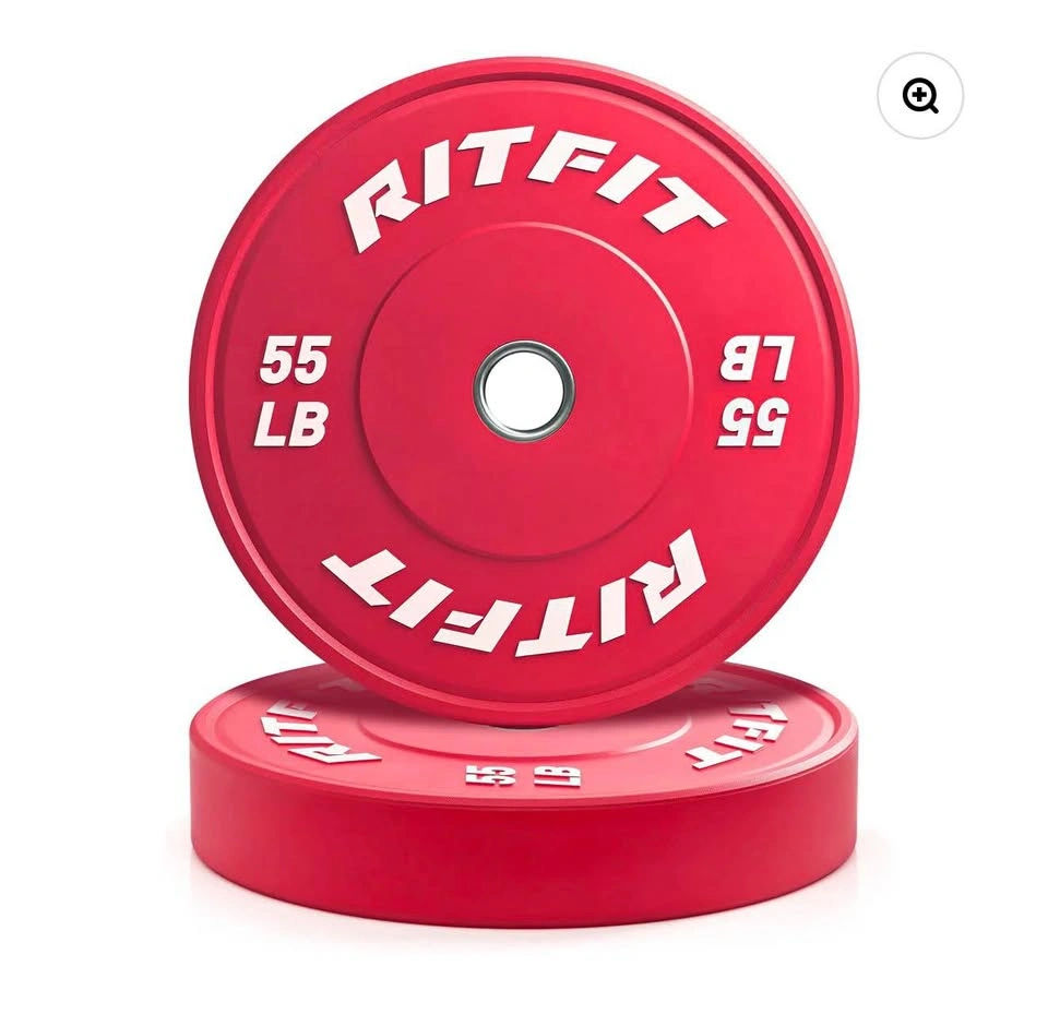 RitFit High-Grade Color Bumper Plates Olympic 2-Inch Rubber