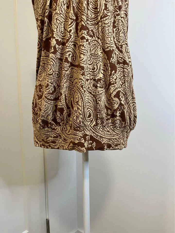 RICKI’S Brown/Tan Paisley Scoop Neck Tank Top - photo 4