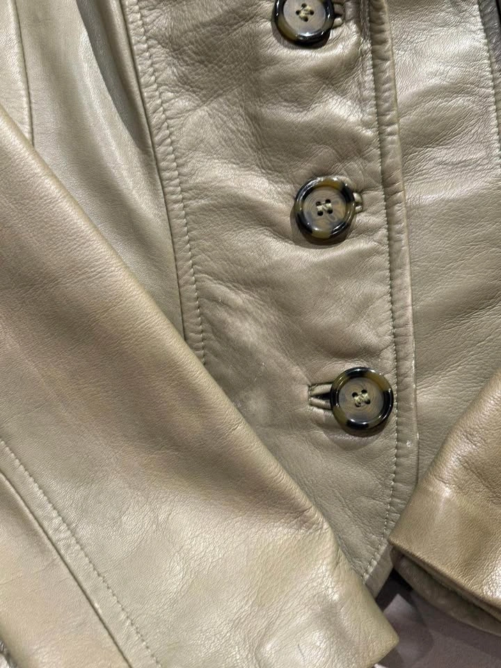 Danier Green Leather Jacket - photo 4