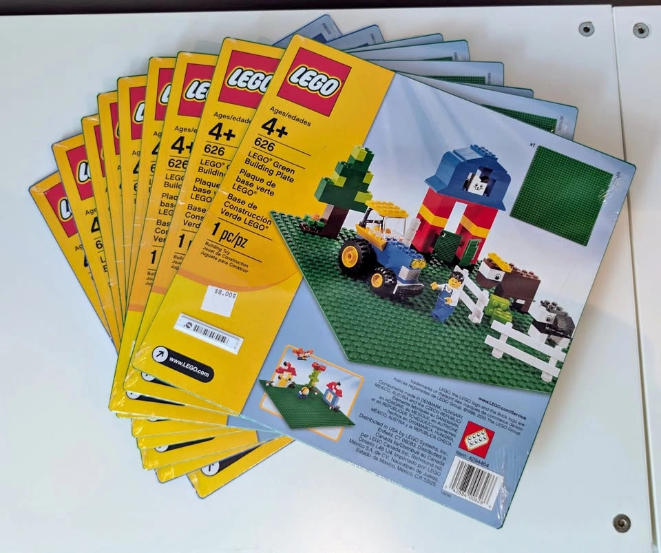LEGO Building Plates, Green and Blue