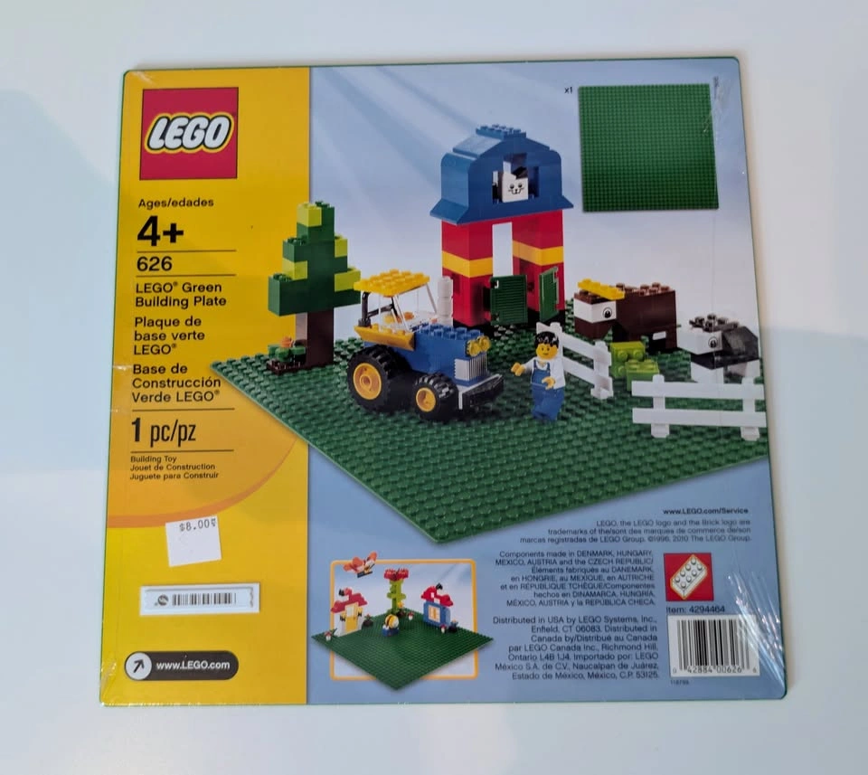 LEGO Building Plates, Green and Blue - photo 2