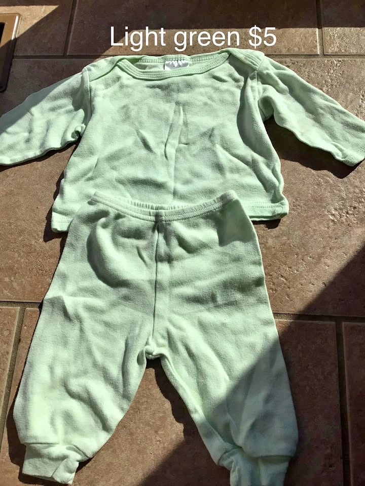 3-6. 2 piece pjs $5 each