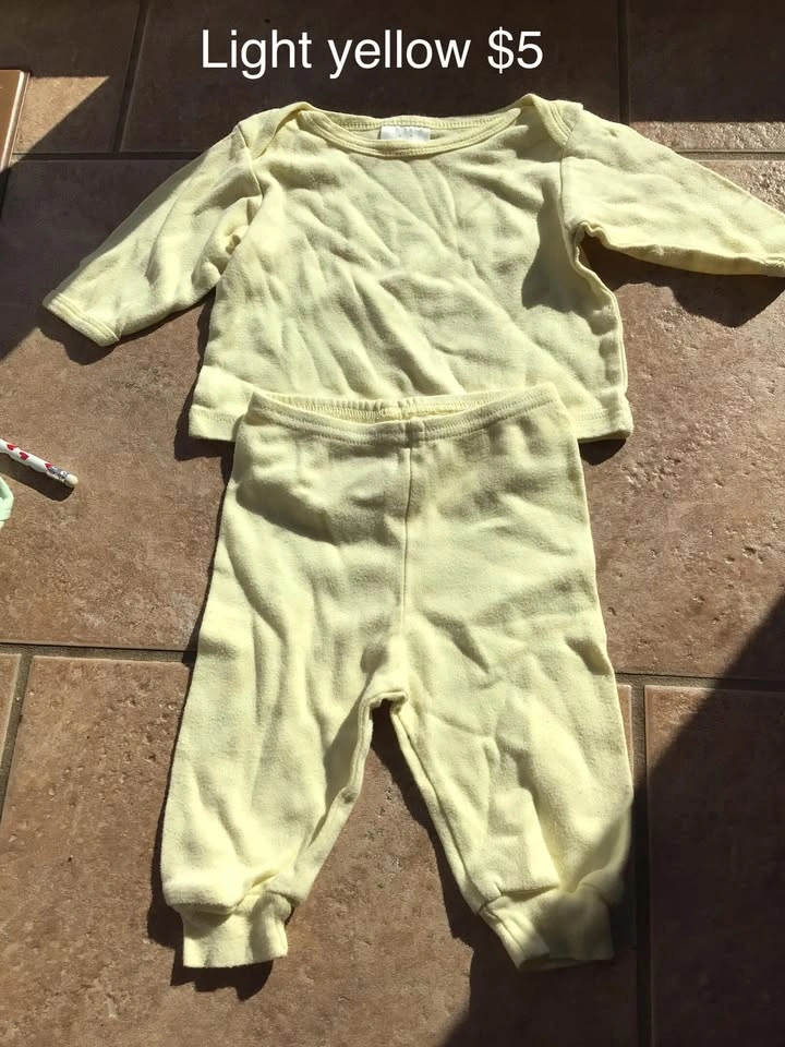 3-6. 2 piece pjs $5 each - photo 2
