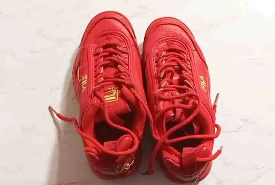 Red FILA shoes thumbnail