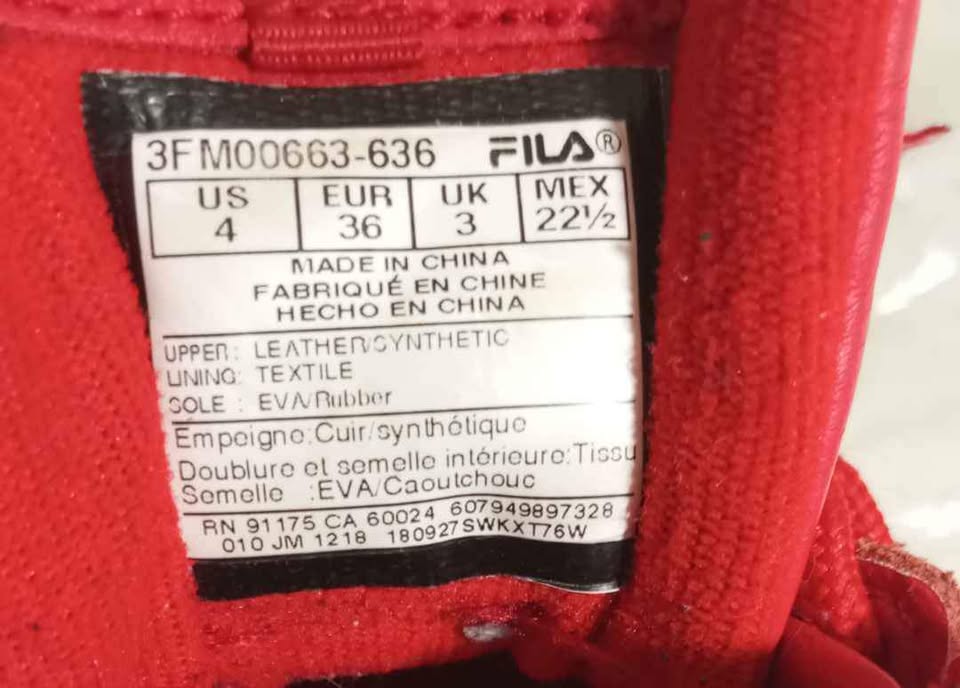 Red FILA shoes - photo 3