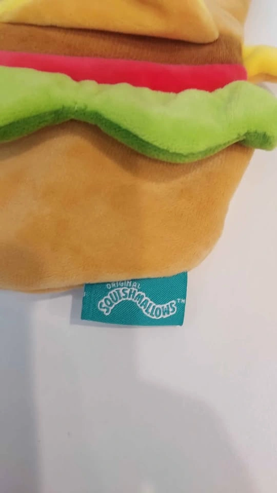 Squishmallows School Pouch Plush Cheeseburger - photo 3