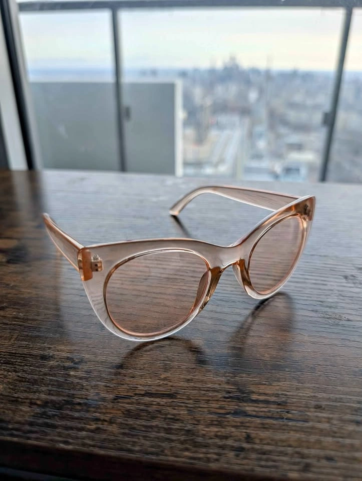 Rose coloured sunglasses