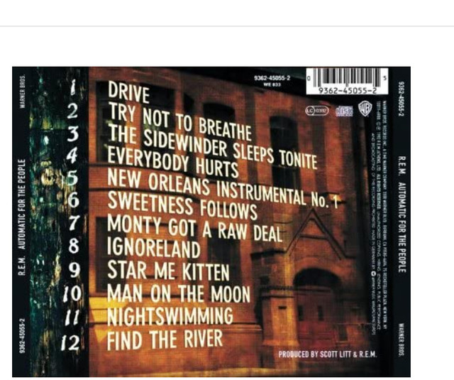 Automatic For The People R.E.M. (Artist) Format: Audio CD - photo 2