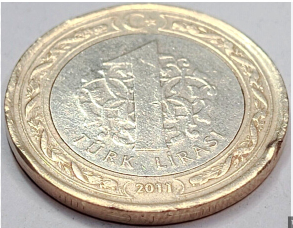 Rare 1 Turkish Lira Coin - photo 3