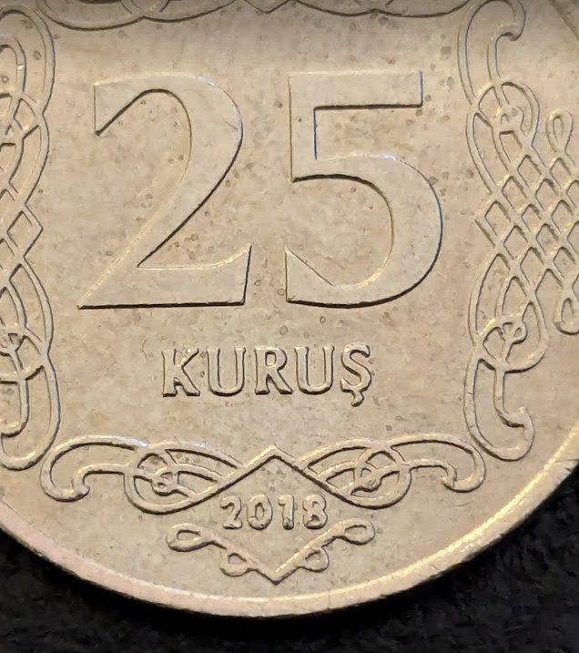 Rare Turkey 25 Kurus Coin, 2018 - photo 3