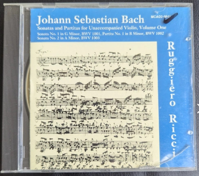Johann Sebastian Bach Sonatas & Partitas CD