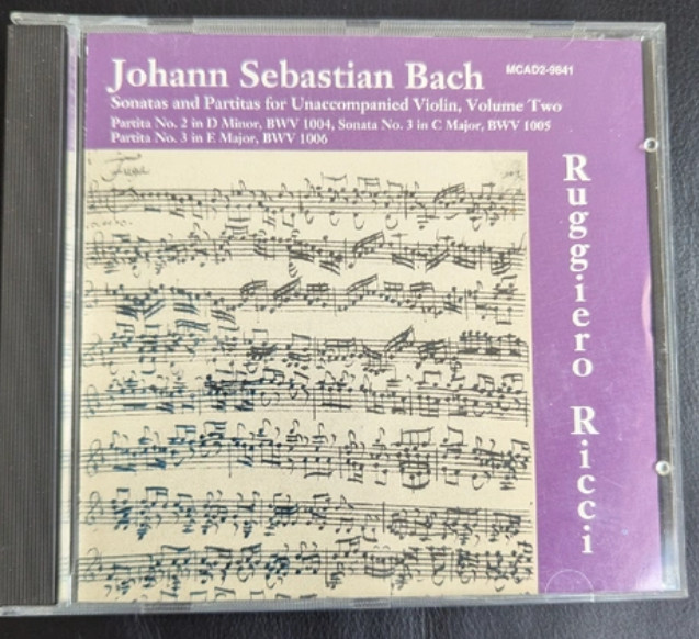 Johann Sebastian Bach - Sonatas and Paritas CD