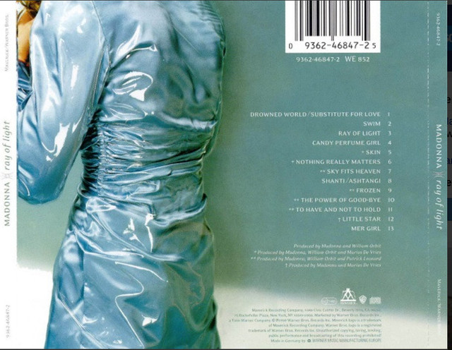 Ray of Light : Madonna (Artist) Format: Audio CD - photo 2