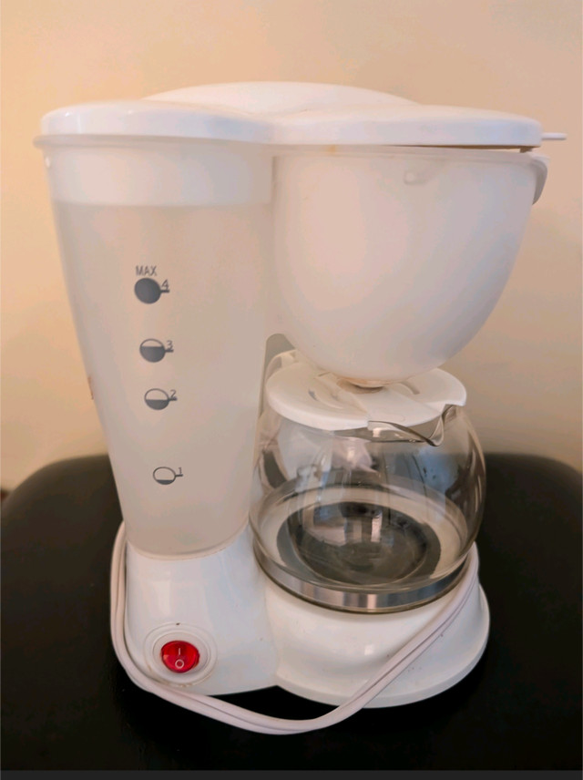 White Coffee Maker