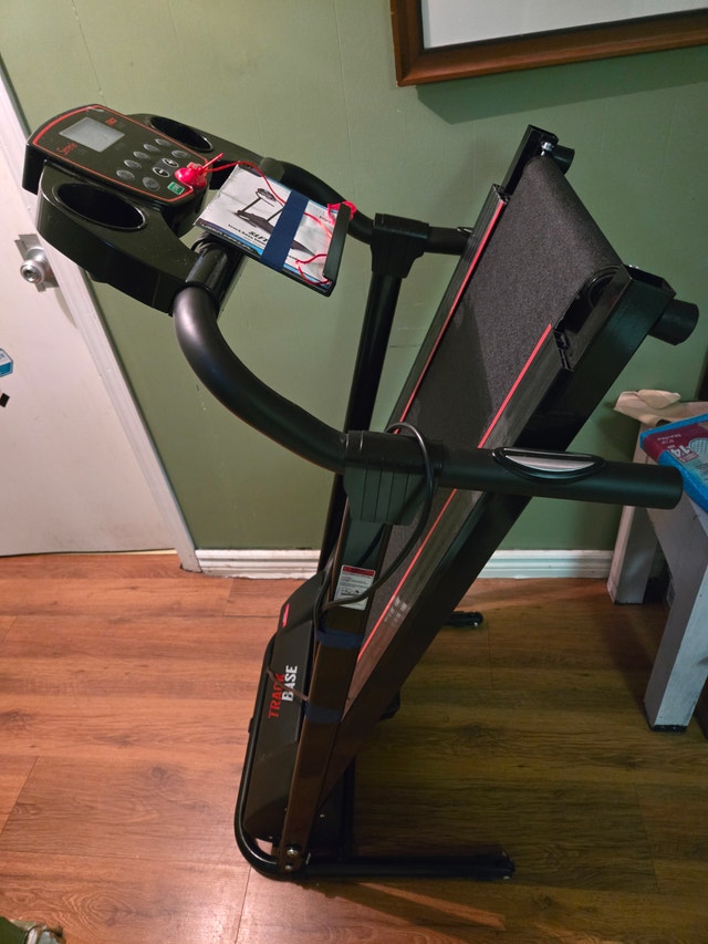 SereneLife Compact Folding Treadmill w/ Bluetooth (No Incline)