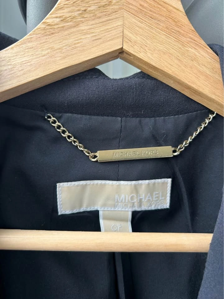 Michael Kors Size 0 Petite Navy Blazer - photo 3