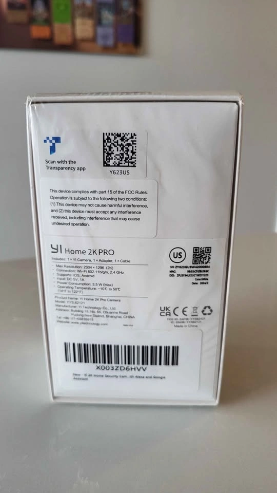 Brand new YI Pro 2K Home Security Camera Sealed - photo 2
