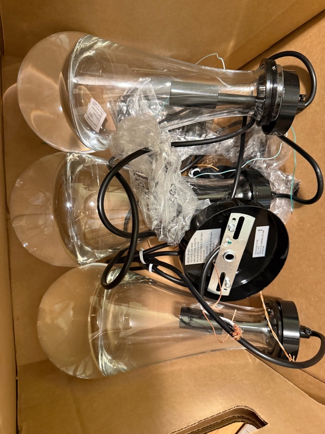 Hampton Bay Pendant Lights (3)