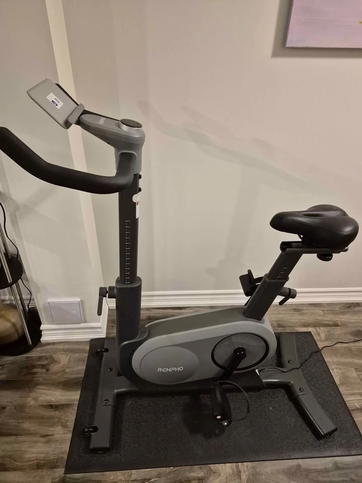 RENPHO AI Smart Exercise Bike - Great Condition - No Monthly Fee - photo 3