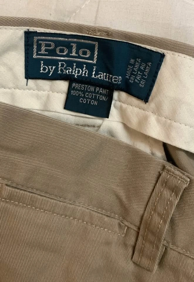Vintage 90s Polo Ralph Lauren Preston Pant Chinos - 36x30 - photo 3
