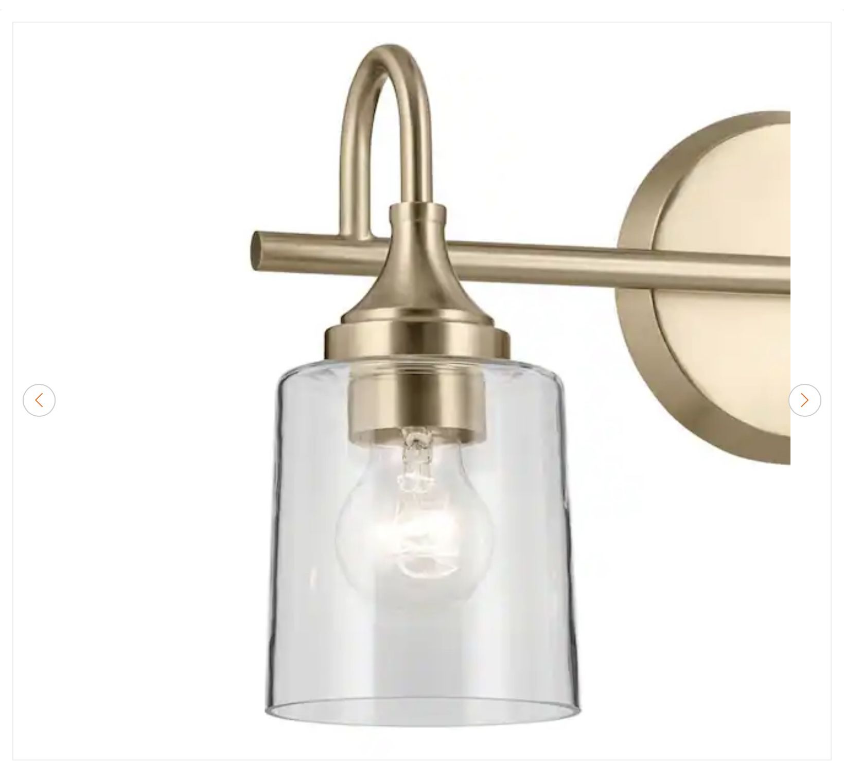 KICHLER Erta 24" 3-Light Vanity Light - Champagne Bronze - photo 5