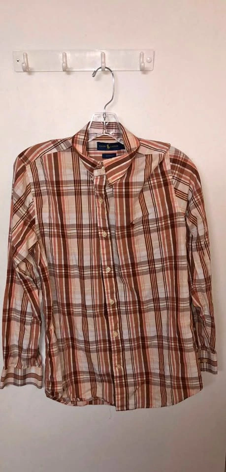 Polo Ralph Lauren Plaid Button-Down Shirt Custom Fit M