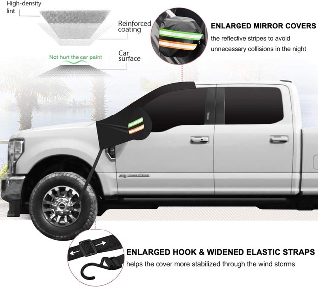 NEW Universal Windshield Snow Ice Cover - Extra Large 97"x63" - photo 4