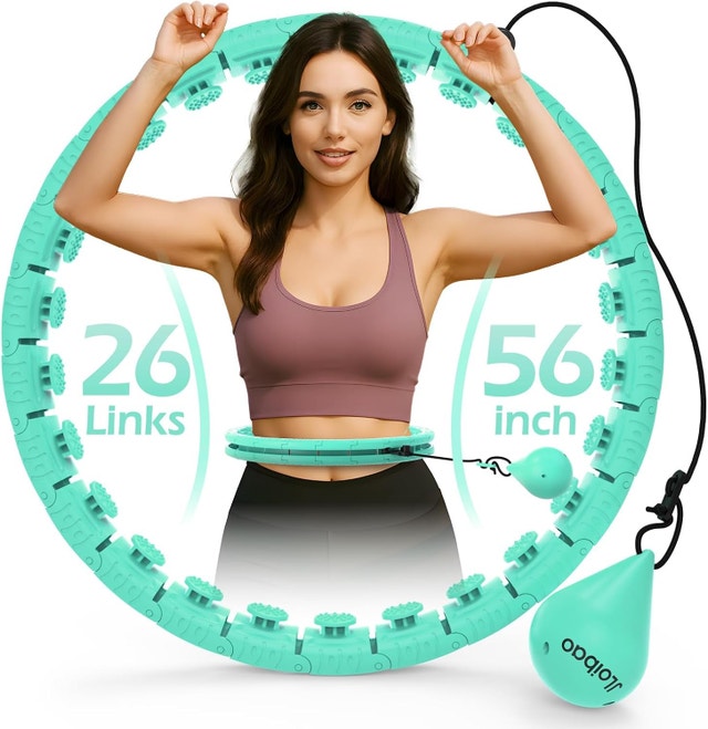 NEW Weighted Hula Hoop - 56" Infinity Fitness Hoop