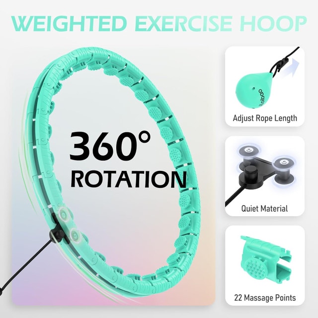 NEW Weighted Hula Hoop - 56" Infinity Fitness Hoop - photo 3