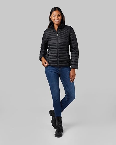 NEW 32 Degrees Women's Ultra-Light Down Packable Jacket - Purple