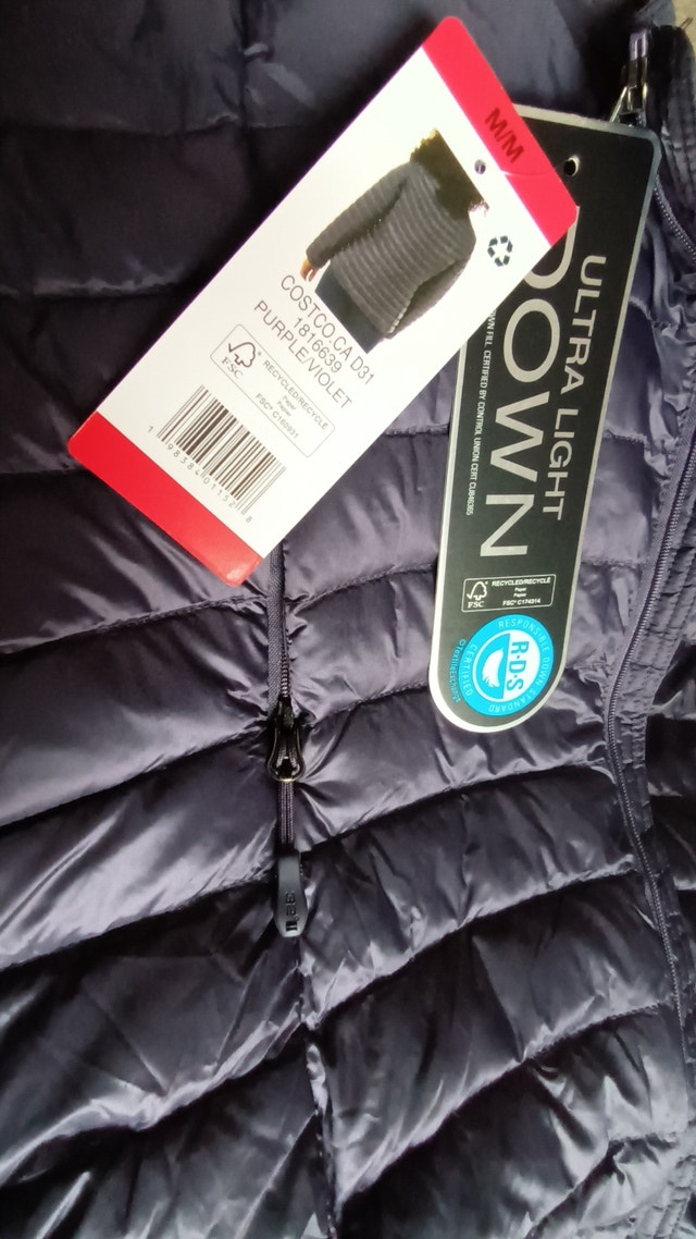 NEW 32 Degrees Women's Ultra-Light Down Packable Jacket - Purple - photo 4