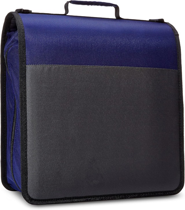 Amazon Basics 3 Ring Zipper Binder, Blue - photo 3