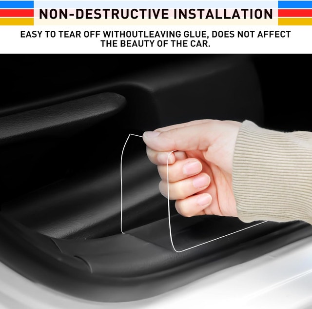 NEW Door Edge Entry Guards, 5D Carbon Fiber Anti-Collision Water
