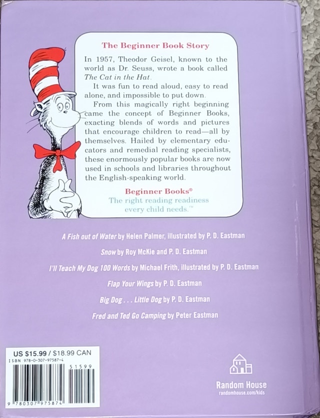 2 Dr. Seuss Beginner Books - Purple & About Me - photo 3