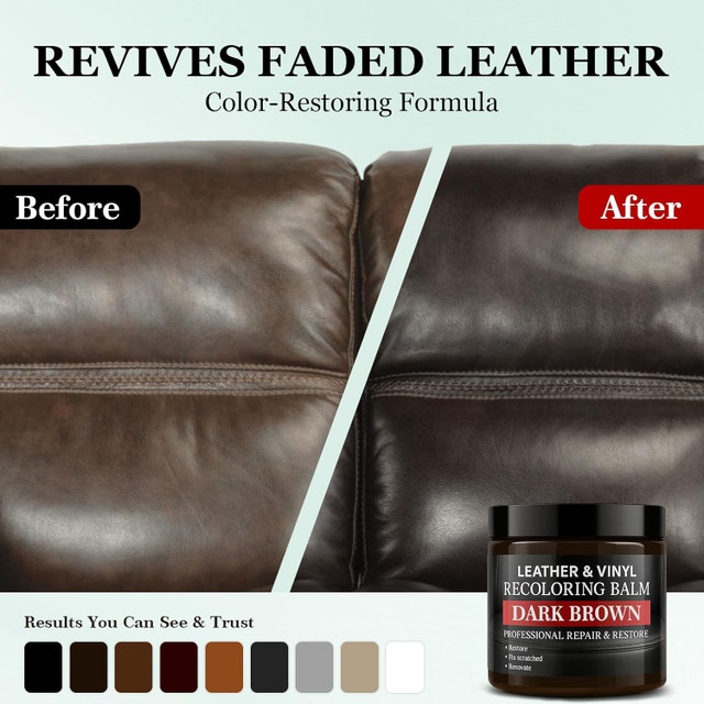 Dark Grey Leather Color Restorer & Repair Kit - photo 3